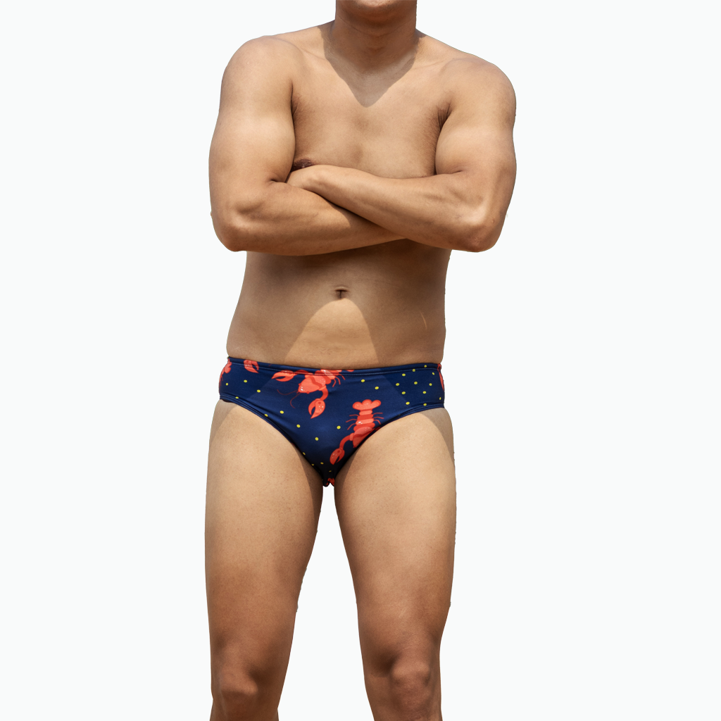 Traje de Baño LANGOSTA Hombre Brief Tela PBT Anticloro | Mild Swimstyle