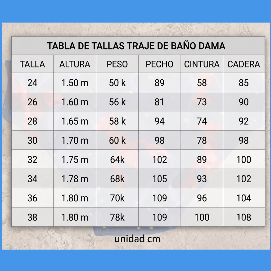 Traje de Baño AURA LANGOSTA Espalda Ajustable Tela PBT Anticloro | Mild Swimstyle