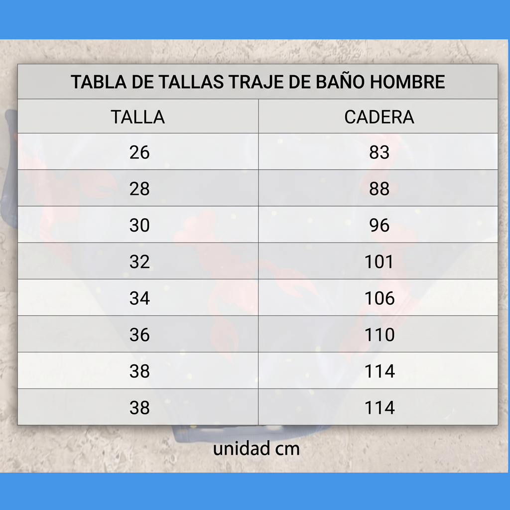 Traje de Baño LANGOSTA Hombre Brief Tela PBT Anticloro | Mild Swimstyle